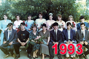 Выпускники школы Перевального 1993 учебный год