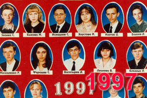 Выпускники школы Перевального 1997 учебный год
