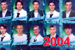 Выпускники школы Перевального 2004 учебный год